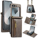 DG.MING Samsung Galaxy Z Flip 7 FE Crossbody Wallet Case