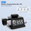Digital Alarm Clock Wireless Charger – 3W/5W/7.5W/10W
