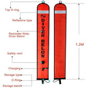 Dive Safety 120cm Surface Marker Buoy Pink 3