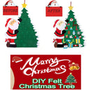 DIY Felt Christmas Tree with 21 Pcs Detachable Christmas