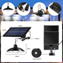 Double Head Solar Pendant Light 2