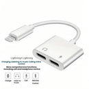 Double Lightning Y Cable Adapter Electronics Accessories