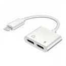 Double Lightning Y Cable Adapter Electronics Accessories