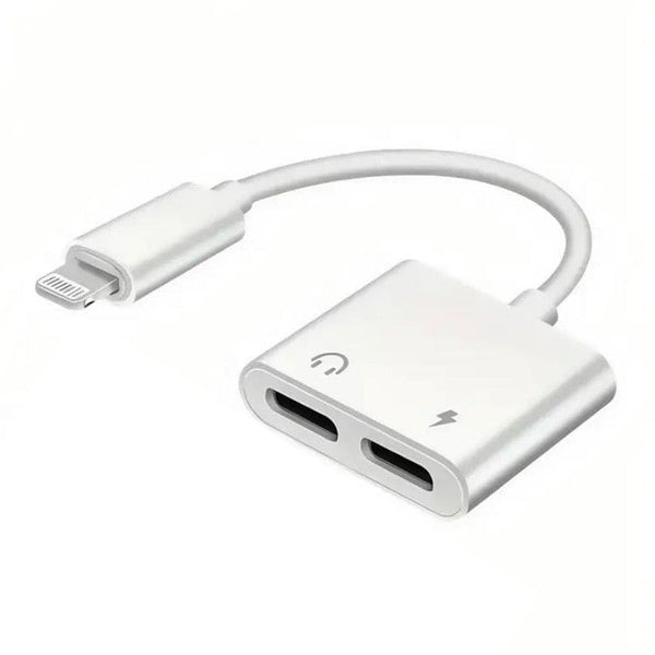 Double Lightning Y Cable Adapter Electronics Accessories