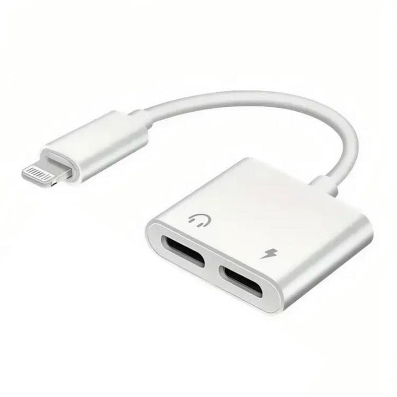 Double Lightning Y Cable Adapter Electronics Accessories