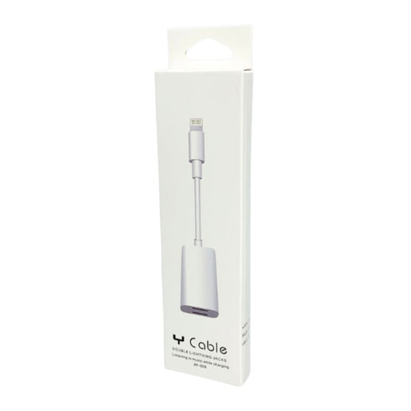 Double Lightning Y Cable Adapter JH006
