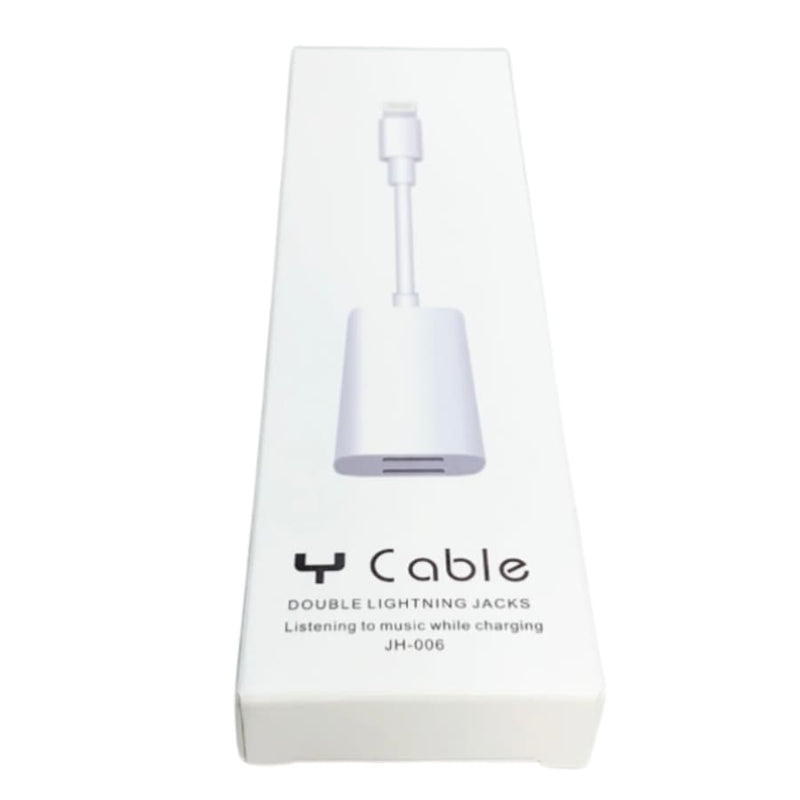 Double Lightning Y Cable Adapter JH006