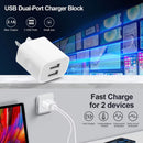 Dual USB Power Adapter Wall Plug (NZ / AUS) (White)