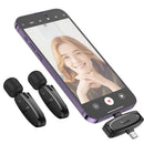Dual Wireless Digital Microphone w/ Lightning & Type C Dual