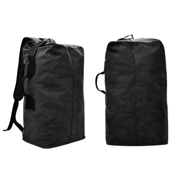 Duffel Bag / Backpack - Black