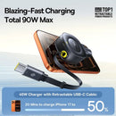 Fast Charging Car Charger USB-C Port + USB-C Retractable