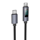 Fast Charging Nylon Braided Cable with LED 5