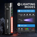 Flashlight 1800 Lumens with UV & RGB Signal Light 2