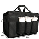 Food Delivery Bag with Cup Holders 5