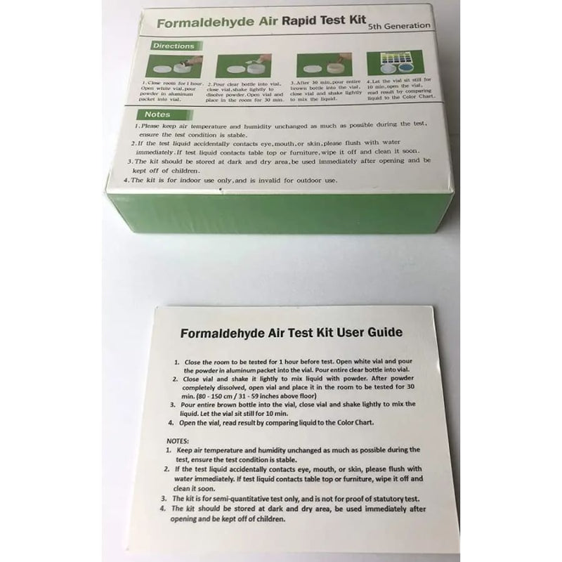 Formaldehyde (HCHO) Air Quality Test Kit