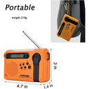 Full Band AM/FM/SW1/SW2 Radio Torch Solar Panel & Hand