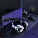 Wired Stereo Bass Gaming Headphone RGB Light Headset With Mic For PC Laptop