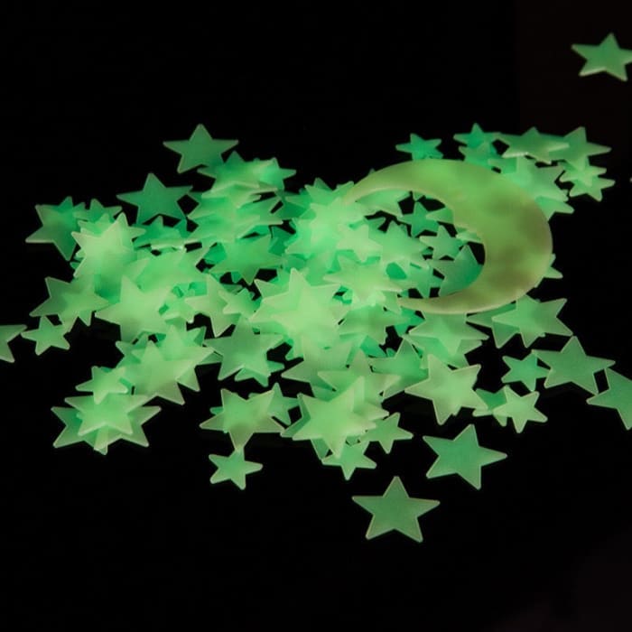 Glow in the Dark Stickers (Pack of 200) - 3D Puzzle