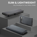 Google Pixel 10 CaseMe Retro Wallet Case [Black] 8