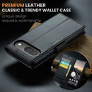 Google Pixel 10 CaseMe Retro Wallet Case [Black] 6