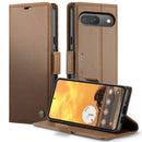 Google Pixel 10 CaseMe Retro Wallet Case [Brown] 1