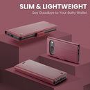 Google Pixel 10 CaseMe Retro Wallet Case [Maroon] 8