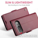 Google Pixel 10 CaseMe Retro Wallet Case [Maroon] 2