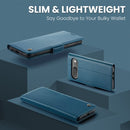 Google Pixel 10 CaseMe Retro Wallet Case [Navy] 8