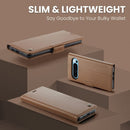 Google Pixel 10 Pro XL CaseMe Retro Wallet Case [Brown] 8