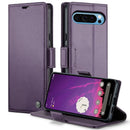 Google Pixel 10 Pro XL CaseMe Retro Wallet Case [Purple] 1