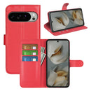 Google Pixel 10 Pro XL PU Wallet Case [Red] 1
