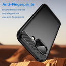 Google Pixel 10a Carbon Fibre TPU Case Slim Shockproof Cover Black