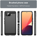Google Pixel 10a Carbon Fibre TPU Case Slim Shockproof Cover Black