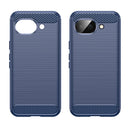 Google Pixel 10a Carbon Fibre TPU Case Slim Shockproof Cover Navy