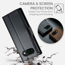 Google Pixel 10a CaseMe Retro Wallet Case [Black] 5