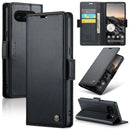 Google Pixel 10a CaseMe Retro Wallet Case [Black] 1