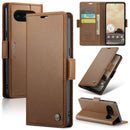 Google Pixel 10a CaseMe Retro Wallet Case [Brown] 1