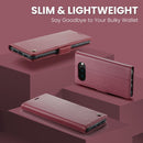 Google Pixel 10a CaseMe Retro Wallet Case [Maroon] 8