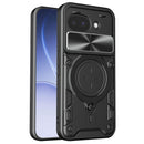 Google Pixel 10a Ring Kickstand Case w/ Camera Cover [Black]