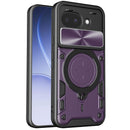 Google Pixel 10a Ring Kickstand Case w/ Camera Cover [Purple]