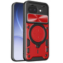 Google Pixel 10a Ring Kickstand Case w/ Camera Cover [Red]