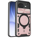 Google Pixel 10a Ring Kickstand Case w/ Camera Cover [Rose Gold]