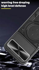 Google Pixel 10a Ring Kickstand Case w/ Camera Cover [Purple]