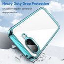 Google Pixel 10a Soft TPU Bumper Shockproof Cover Case [Clear Blue]