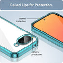 Google Pixel 10a Soft TPU Bumper Shockproof Cover Case [Clear Blue]