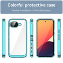 Google Pixel 10a Soft TPU Bumper Shockproof Cover Case [Clear Blue]