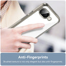 Google Pixel 10a Soft TPU Bumper Shockproof Cover Case [Clear Grey]