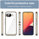 Google Pixel 10a Soft TPU Bumper Shockproof Cover Case [Clear Grey]