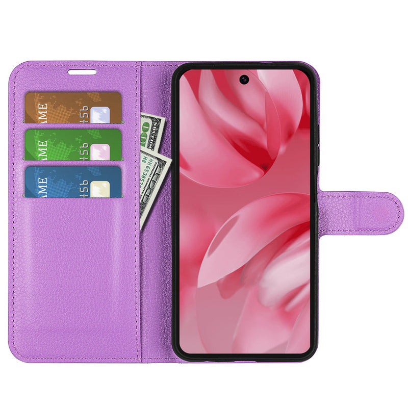 Google Pixel 10 PU Wallet Case [Purple]
