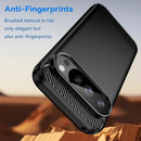Google Pixel 10 Pro Carbon Fibre TPU Case Slim Shockproof Cover Black